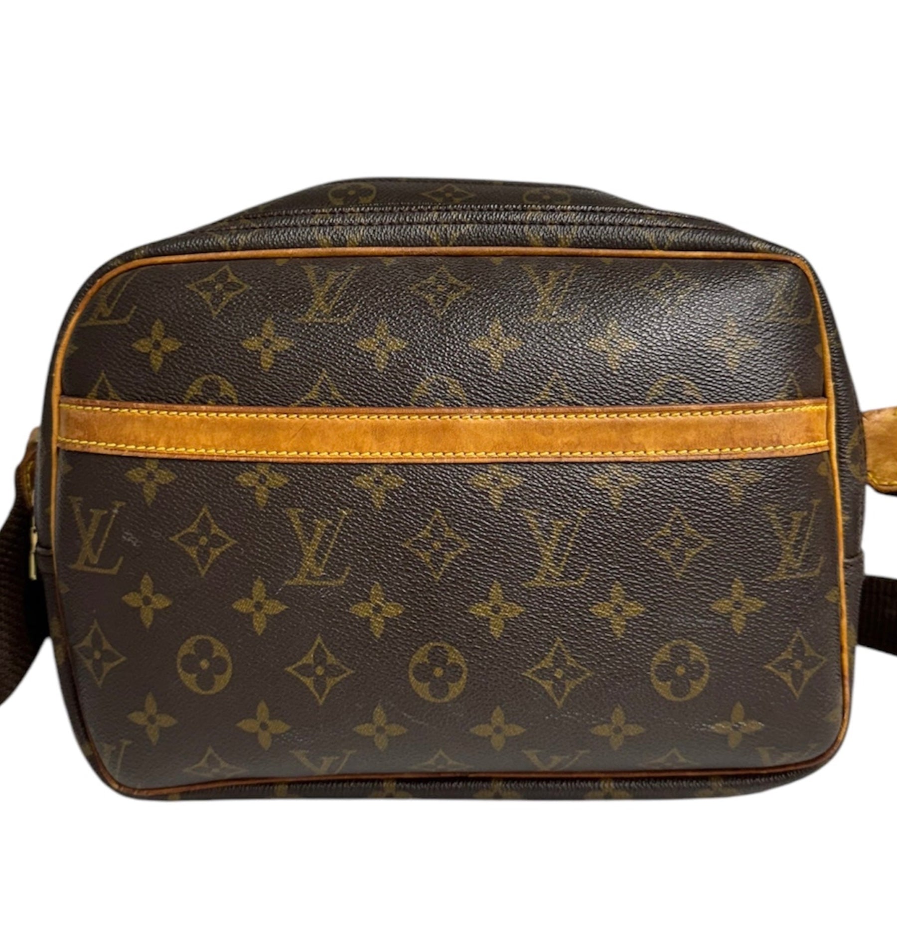 LV Monogram Canvas Reporter PM
