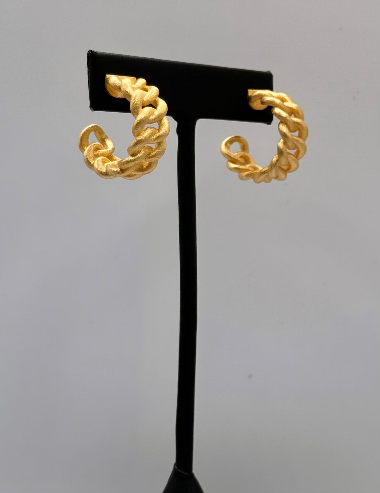 Yellow Gold Plated Earrings