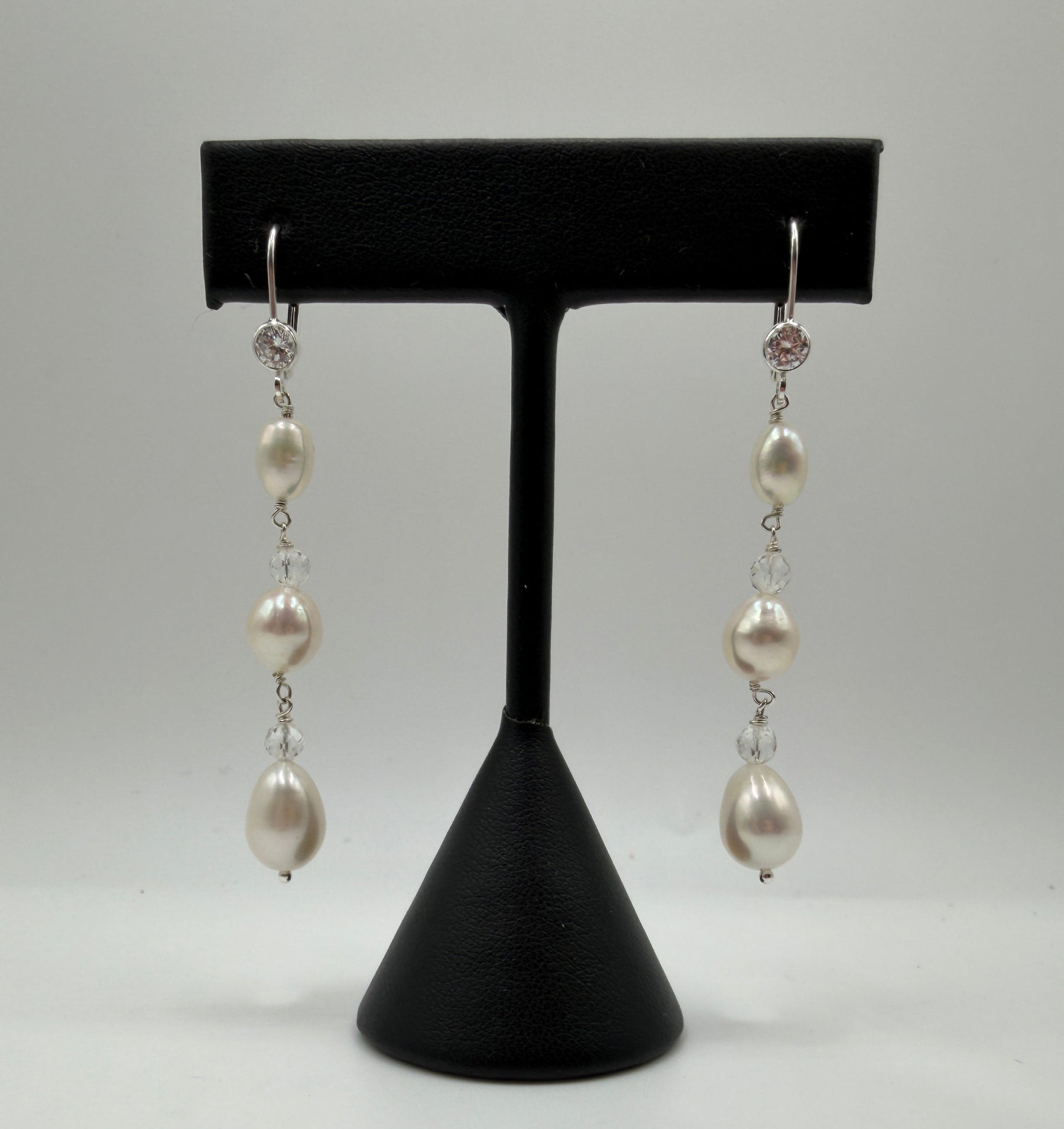 Sterling Silver Freshwater Pearl Earrings