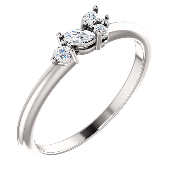 Diamond Stackable Ring