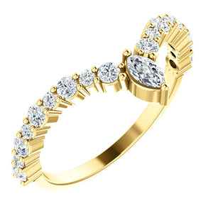 Marquise "V" Stackable