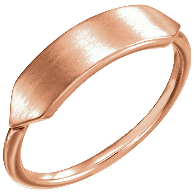 Bar Signet Ring