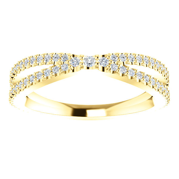 Criss-Cross Contour Band