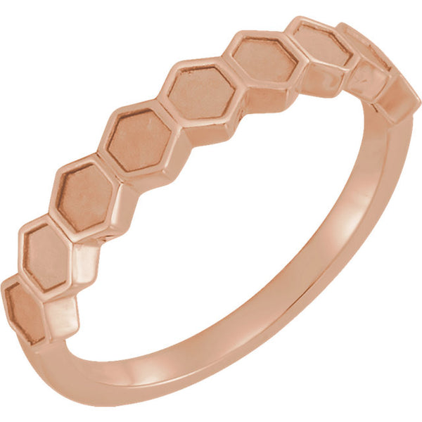Honeycomb Geometric Ring