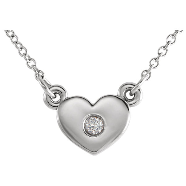 Heart & Diamond Necklace
