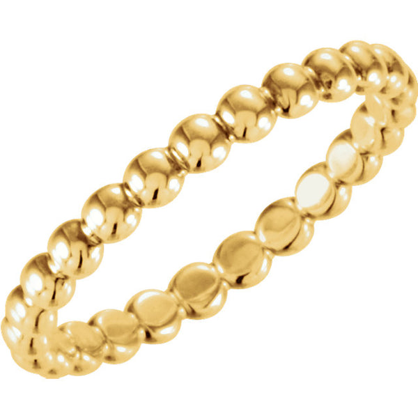 Beaded Stackable Ring