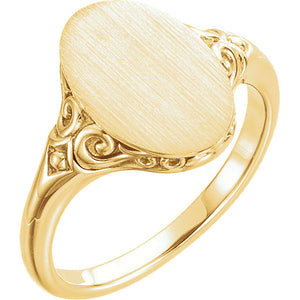 Oval Signet Ring